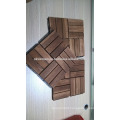 Solid Wood Deck Tiles With Interlocking System